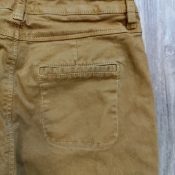 MARINE LAYER Women's Pants Wide Leg Pockets Cotton Blend Stretch Mid Rise.Size 4 - Picture 2 of 7